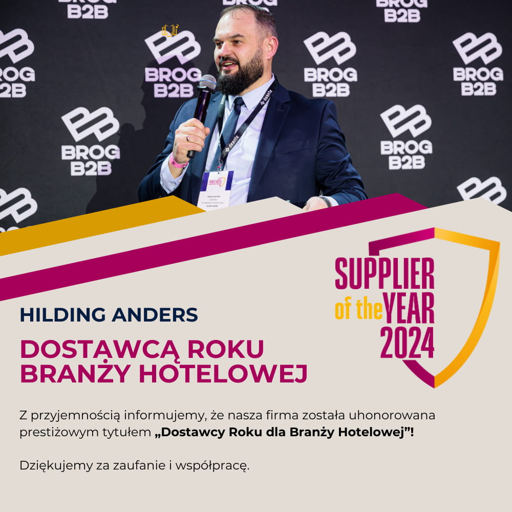 Hilding Anders Dostawcą Roku dla Branży Hotelarskiej